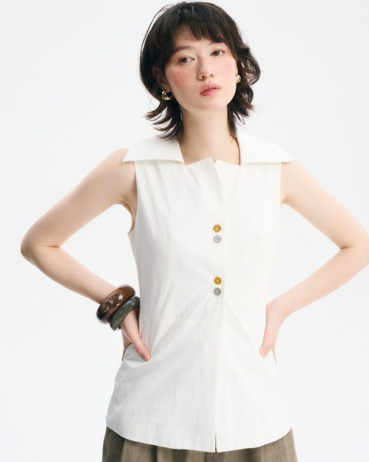 Alternative view of CÚC LỆCH  BLOUSE