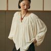 Áo Linen Blouse
