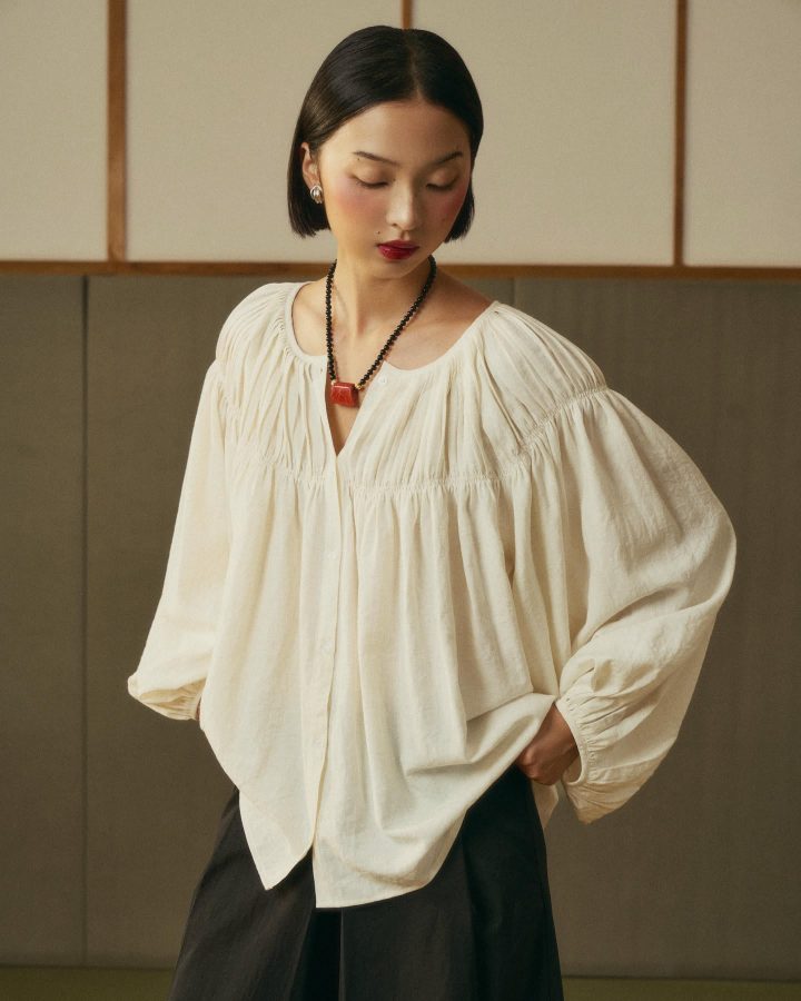 Áo Linen Blouse